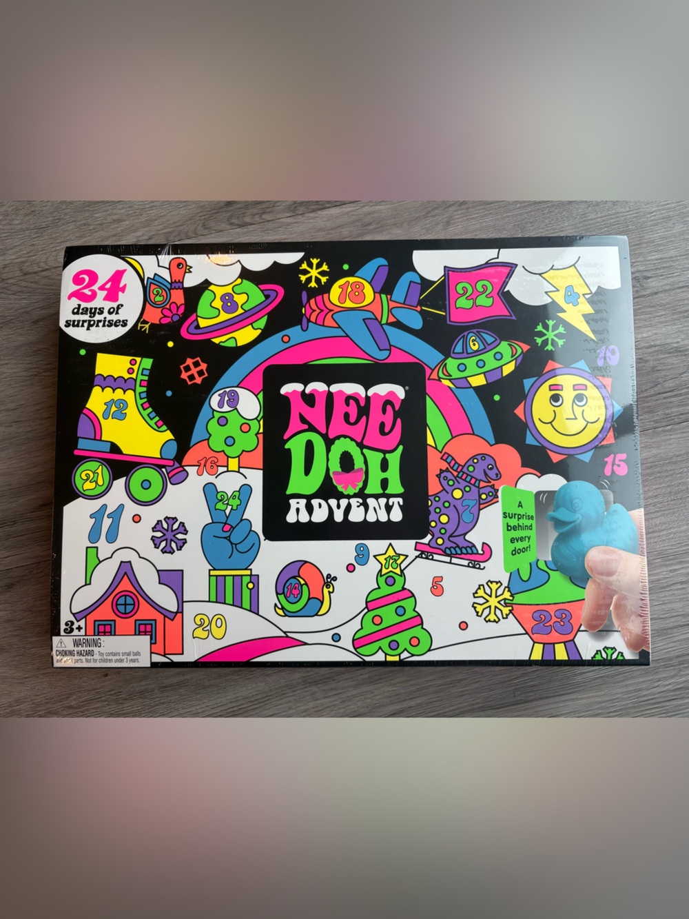 100% Authentic NeeDoh Advent Calendar  24 Days of Surprises